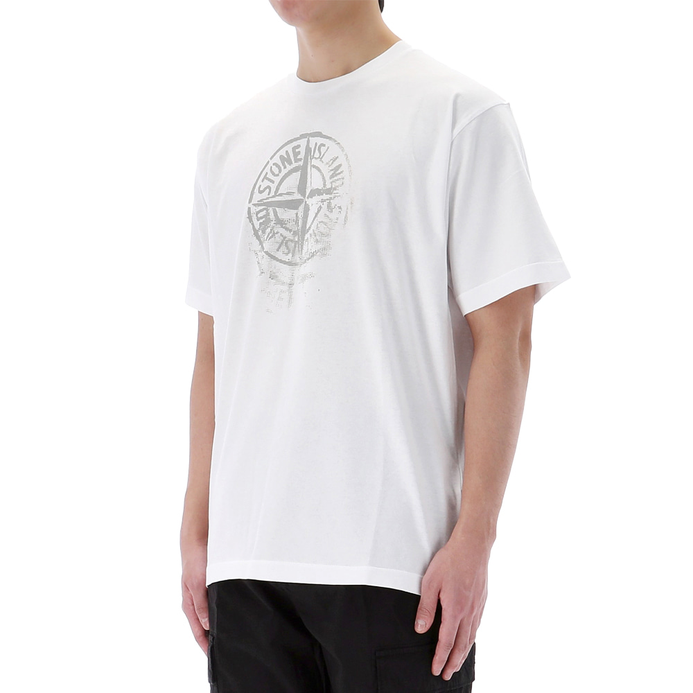 24SS 스톤아일랜드 REFLECTIVE 리플렉티브 원 프린트 티셔츠 80152RC87 V0001톰브라운,몽클레어