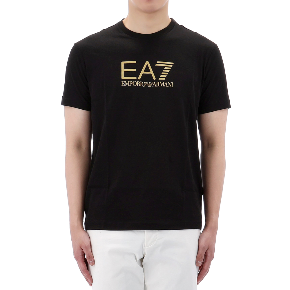 24SS 아르마니 EA7 골드 라벨 크루넥 티셔츠 3DPT08 PJM9Z 1200톰브라운,몽클레어